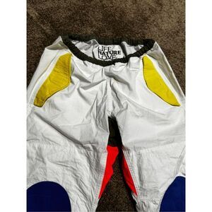 FREECITY Unisex Multicolor Wide Leg Pull On SHOGUN KITE Pant Size XS NWOT